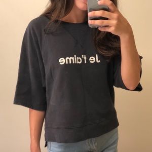 Je’taime Madewell ShortSleeve Oversize Sweatshirt